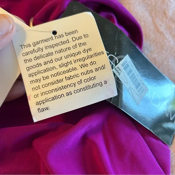 Betsy & Adam purple evening dress with cutouts and rhinestones ruched size 8 - Picture 8 of 12